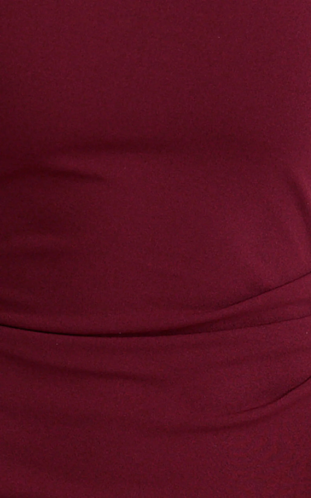 Helen Maxi Dress - One Shoulder Draped Fitted Dress in Wine