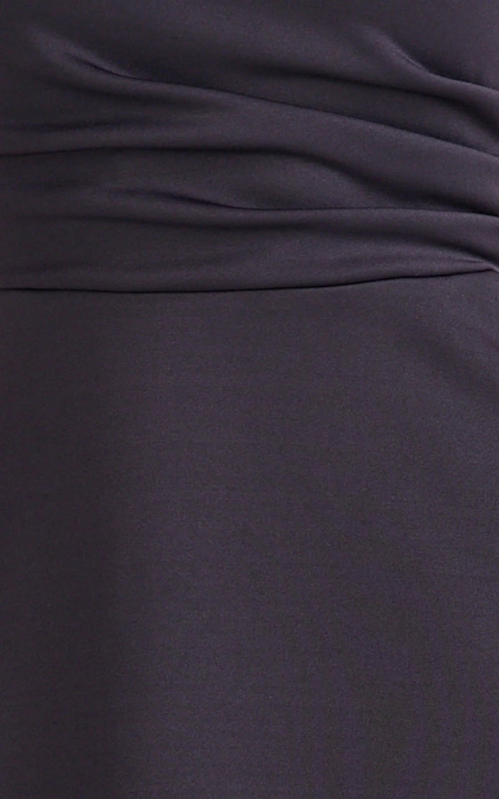 Macy Midi Dress - High Neck A Line Dress in Navy