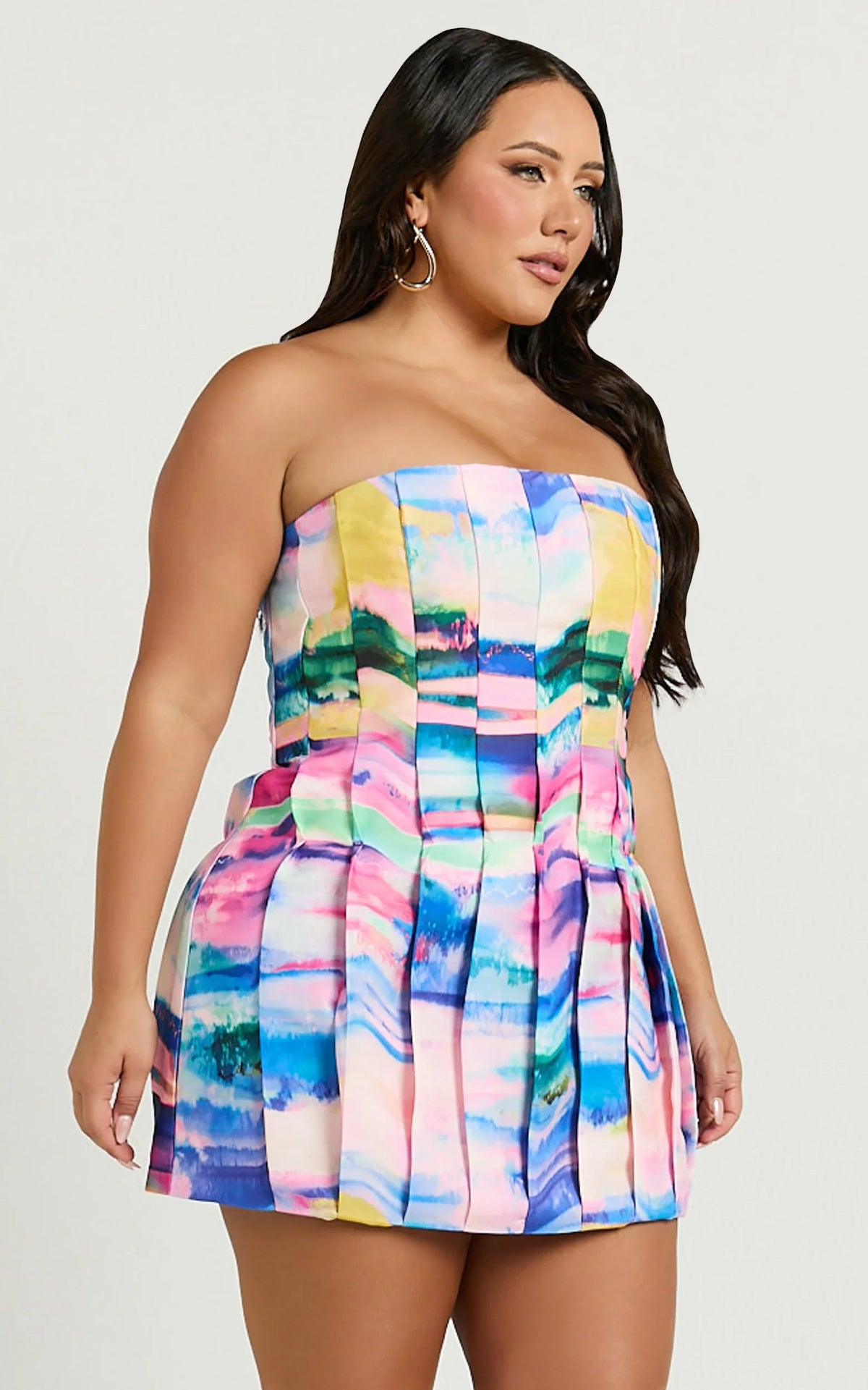 Amalie The Label - Julietta Corset Panel Mini Dress - Int