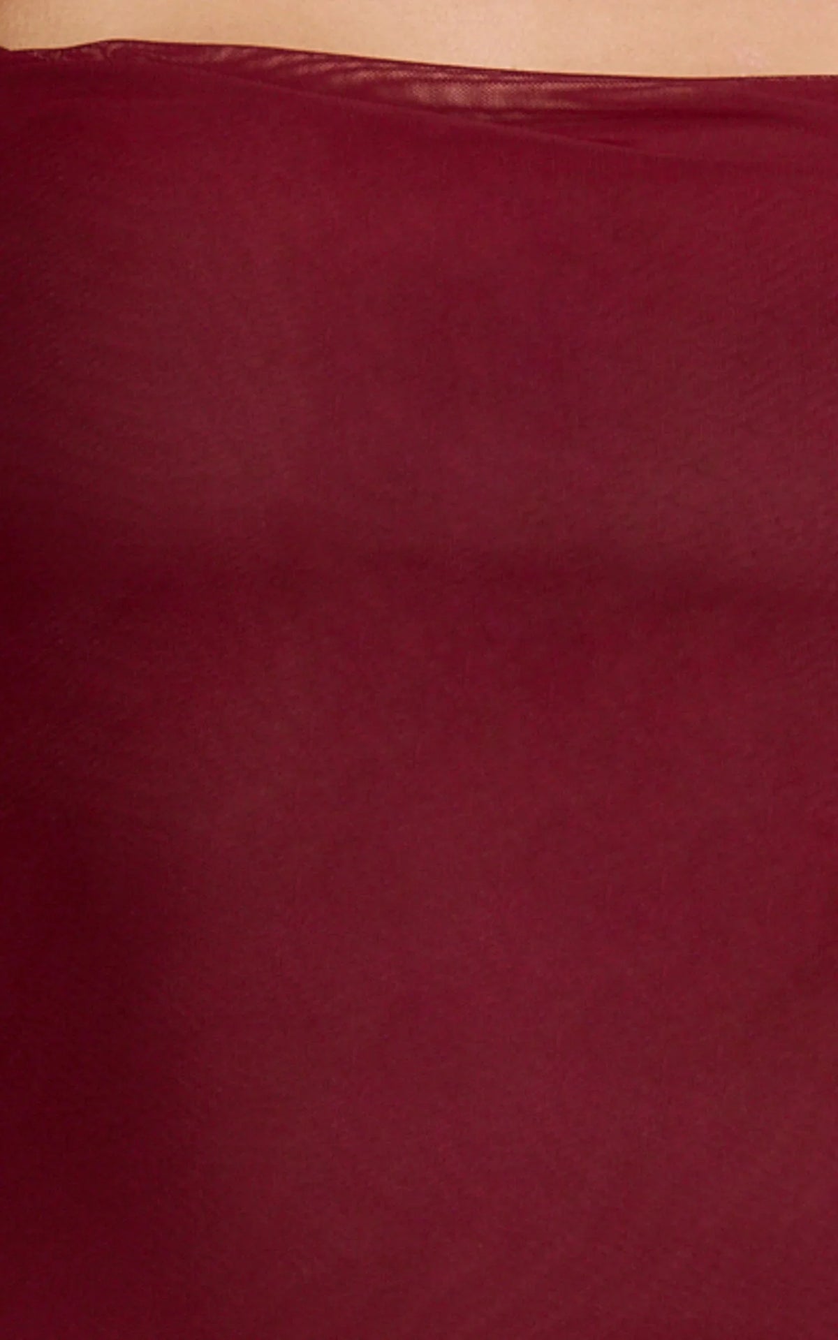 Rosha Midi Dress - Ruffle Strap Dress in Wine
